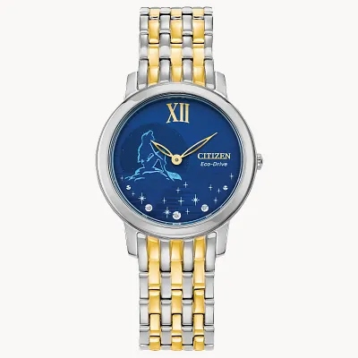 Ariel Diamond Blue Dial Stainless Steel Bracelet EX1499 50W CITIZEN